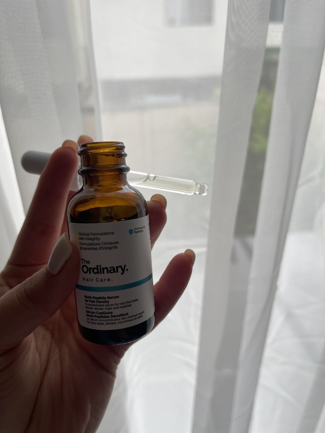 Customer photo review of Multi-Peptide Serum for Hair Density