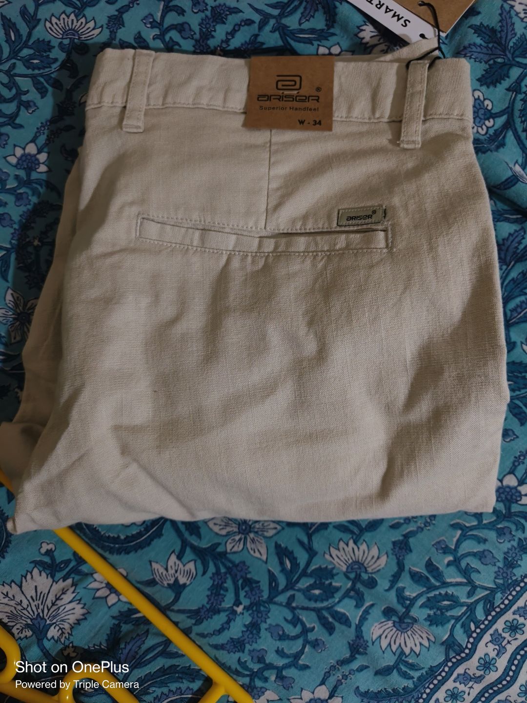 Customer photo review of Kansas - Cotton Linen Trouser | 15501