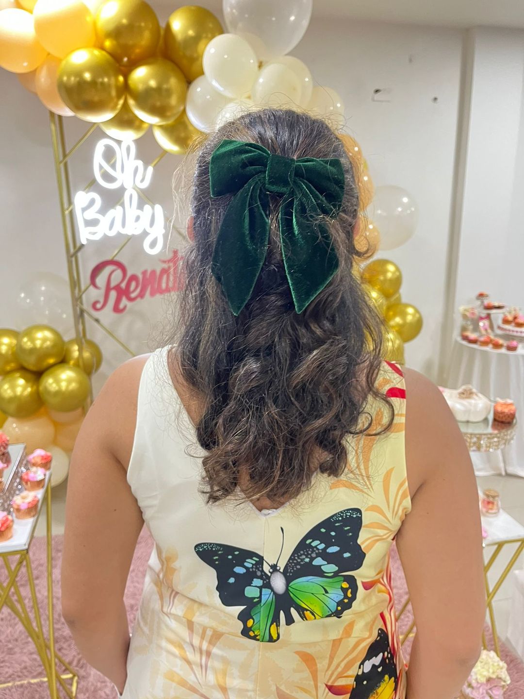 Customer photo review of MOÑO - MINI LARGE VELVET BOWS