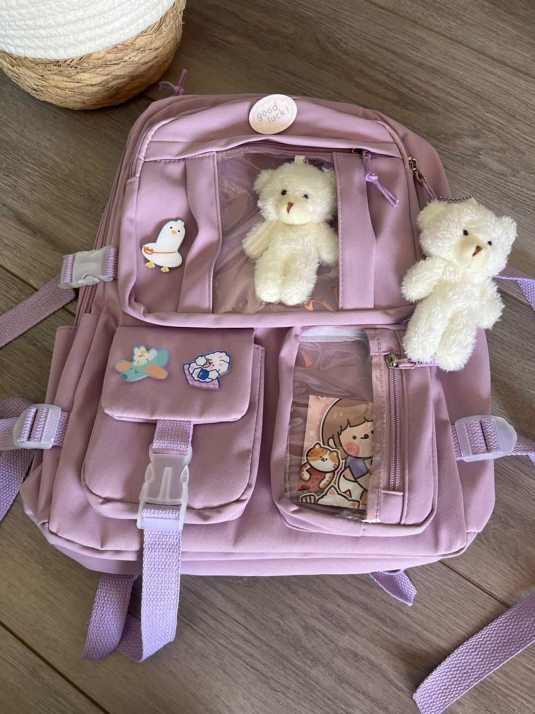 Customer photo review of Bear Plush Backpack