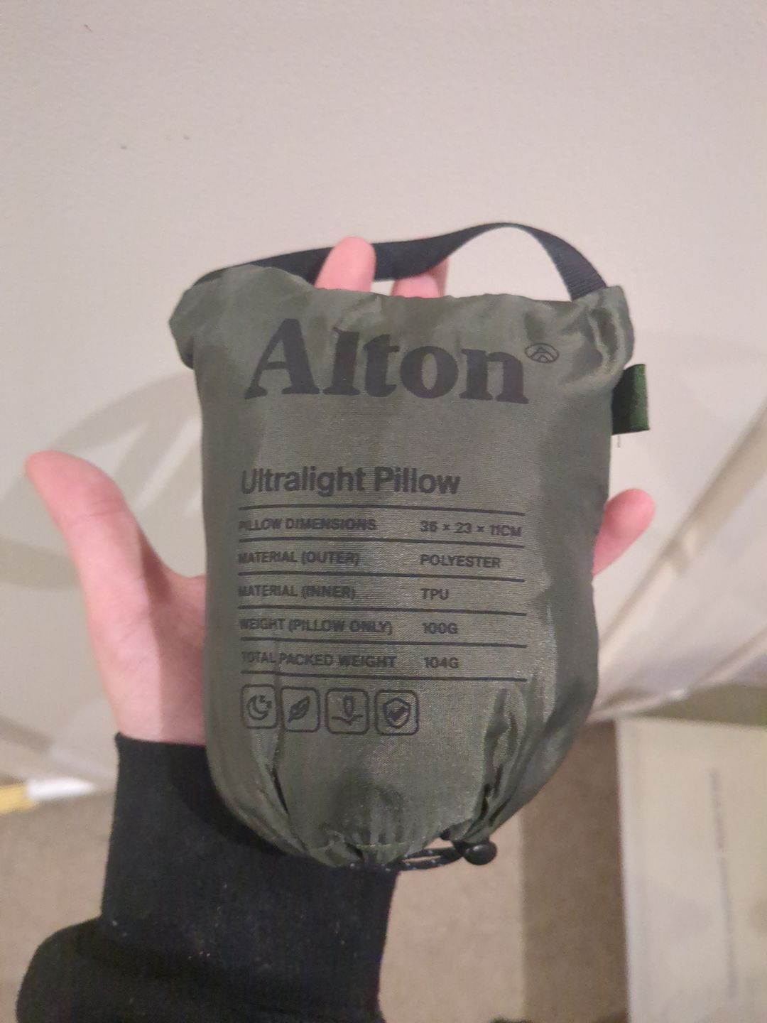 Customer photo review of Ultralight Pillow