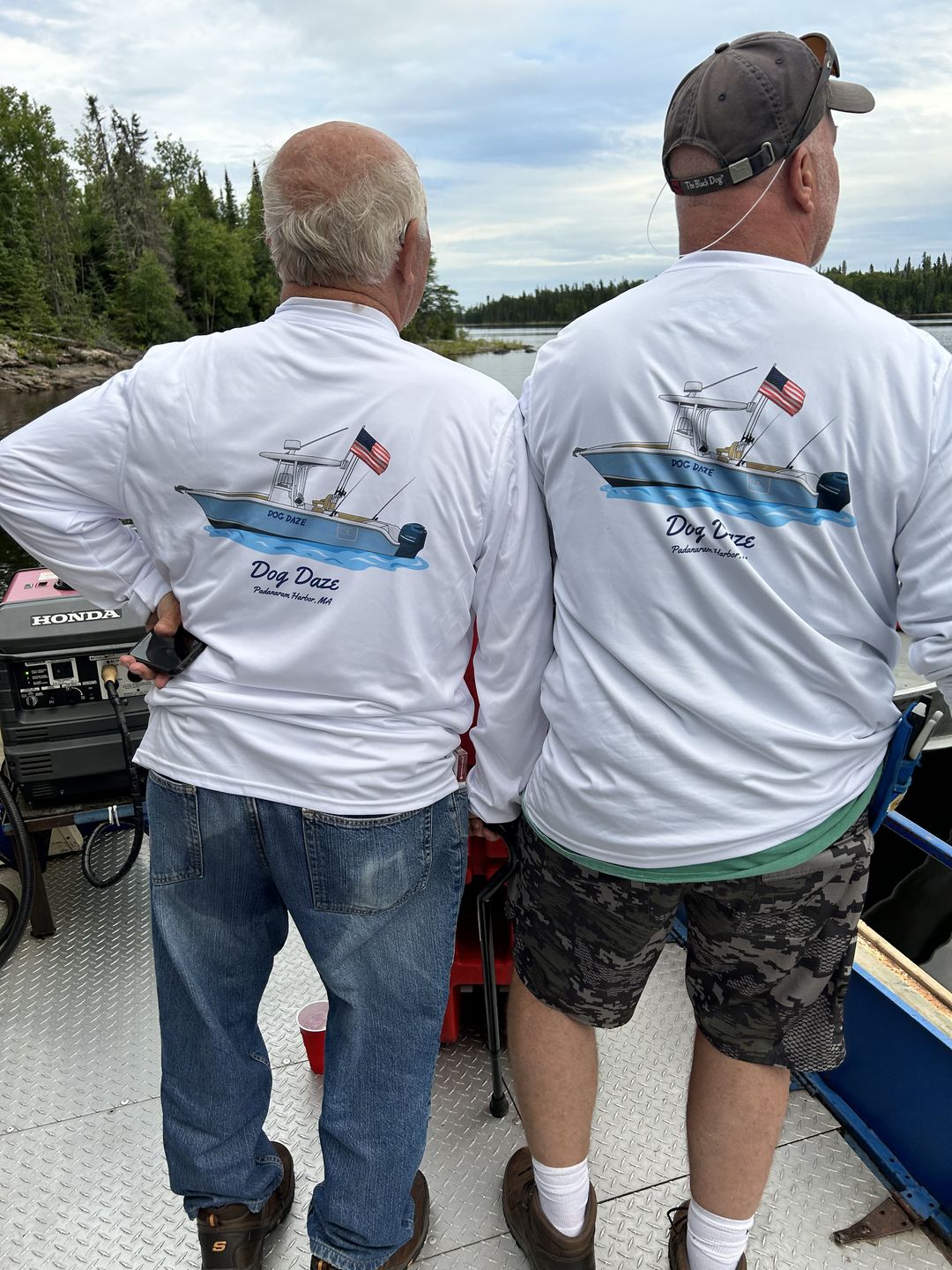 Customer photo review of American Flag Dri-Fit Long Sleeve Custom Shirts
