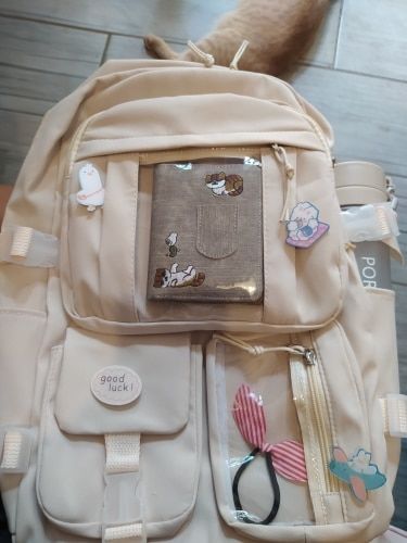 Customer photo review of Bear Plush Backpack