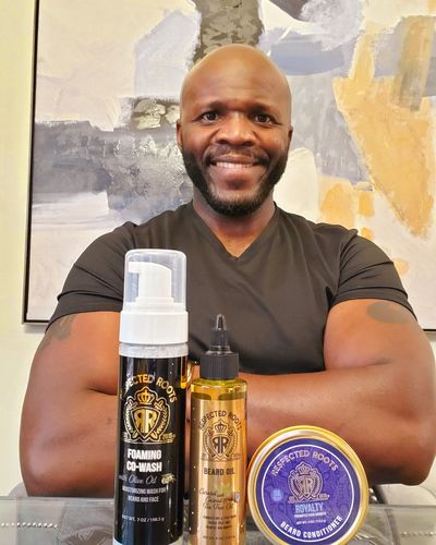 Customer photo review of Respected Roots Foaming Co-wash (7oz. each)