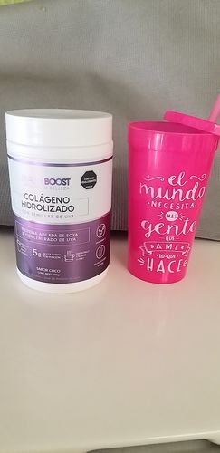 Customer photo review of COLÁGENO HIDROLIZADO CON VITAMINA C, D3, BIOTINA Y SEMILLAS DE UVA