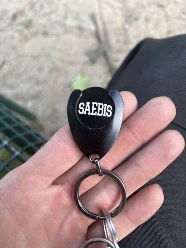 Customer photo review of » SAEBIS® Schlüsselanhänger aus Metall schwarz mit Einkaufsmünze (100% off)