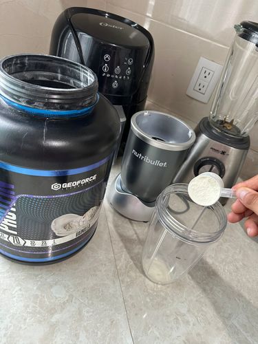 Customer photo review of WHEY PROTEIN 100% GEOFORCE 2.27 kg