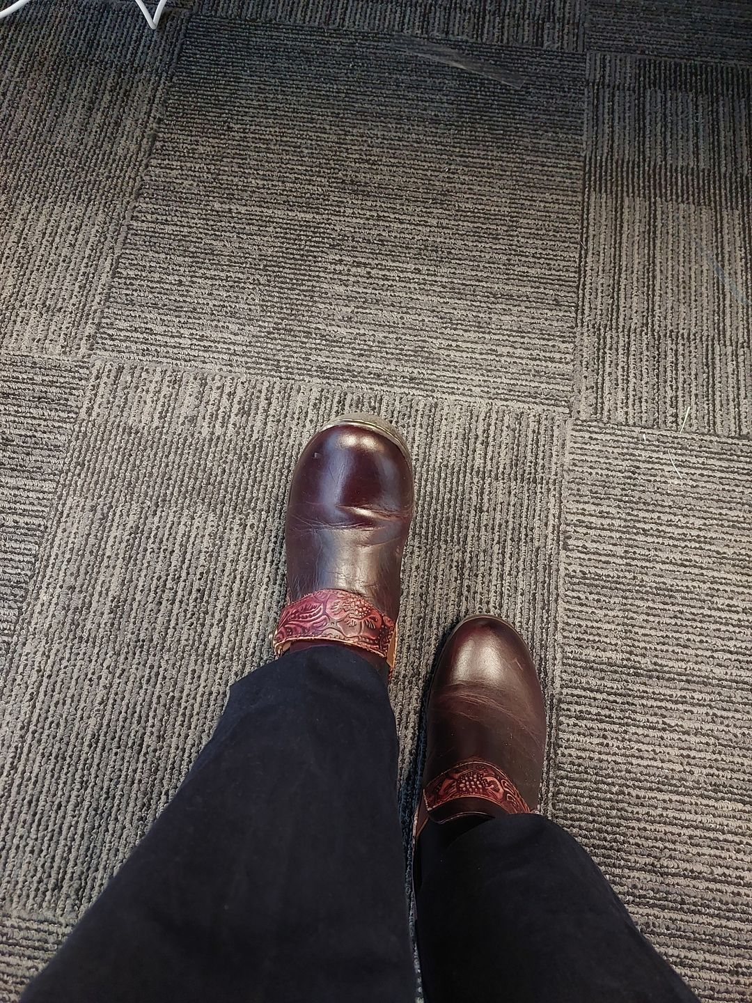 Customer photo review of Vintage Genuine Leather Comfy Flat Shoes