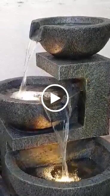 Customer video review of Carmen 3-Tier Garden Water Feature - Best Seller