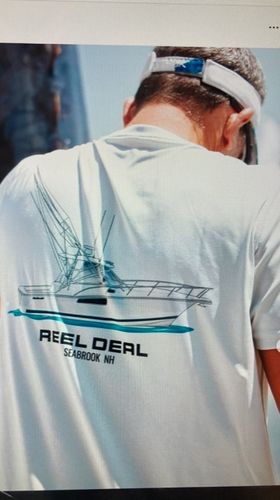 Customer photo review of Dri-Fit Custom Boat Shirts - Short Sleeve