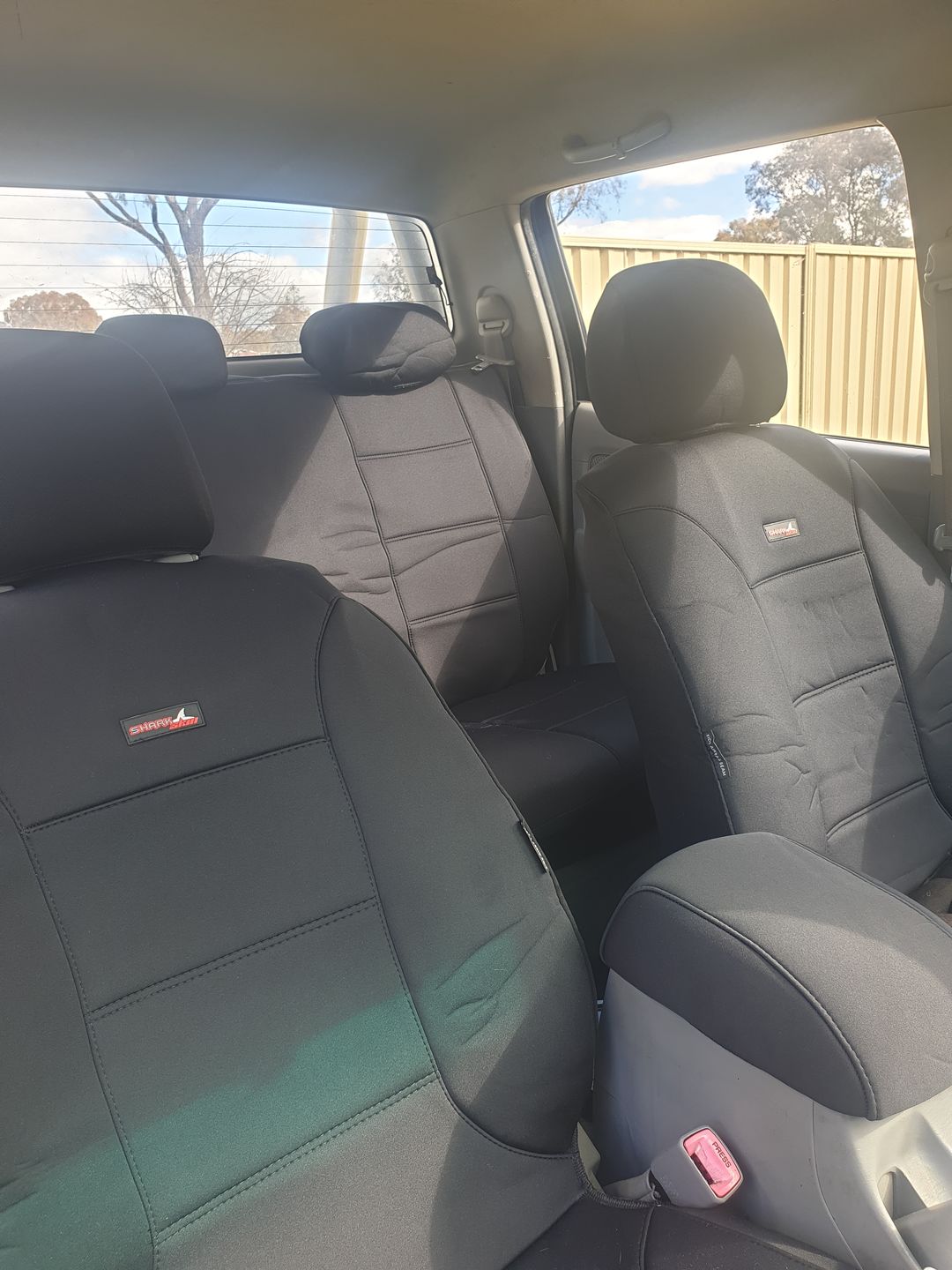 Customer photo review of Sharkskin Seat Covers for Toyota Hilux Dual Cab (03/2005-06/2015)