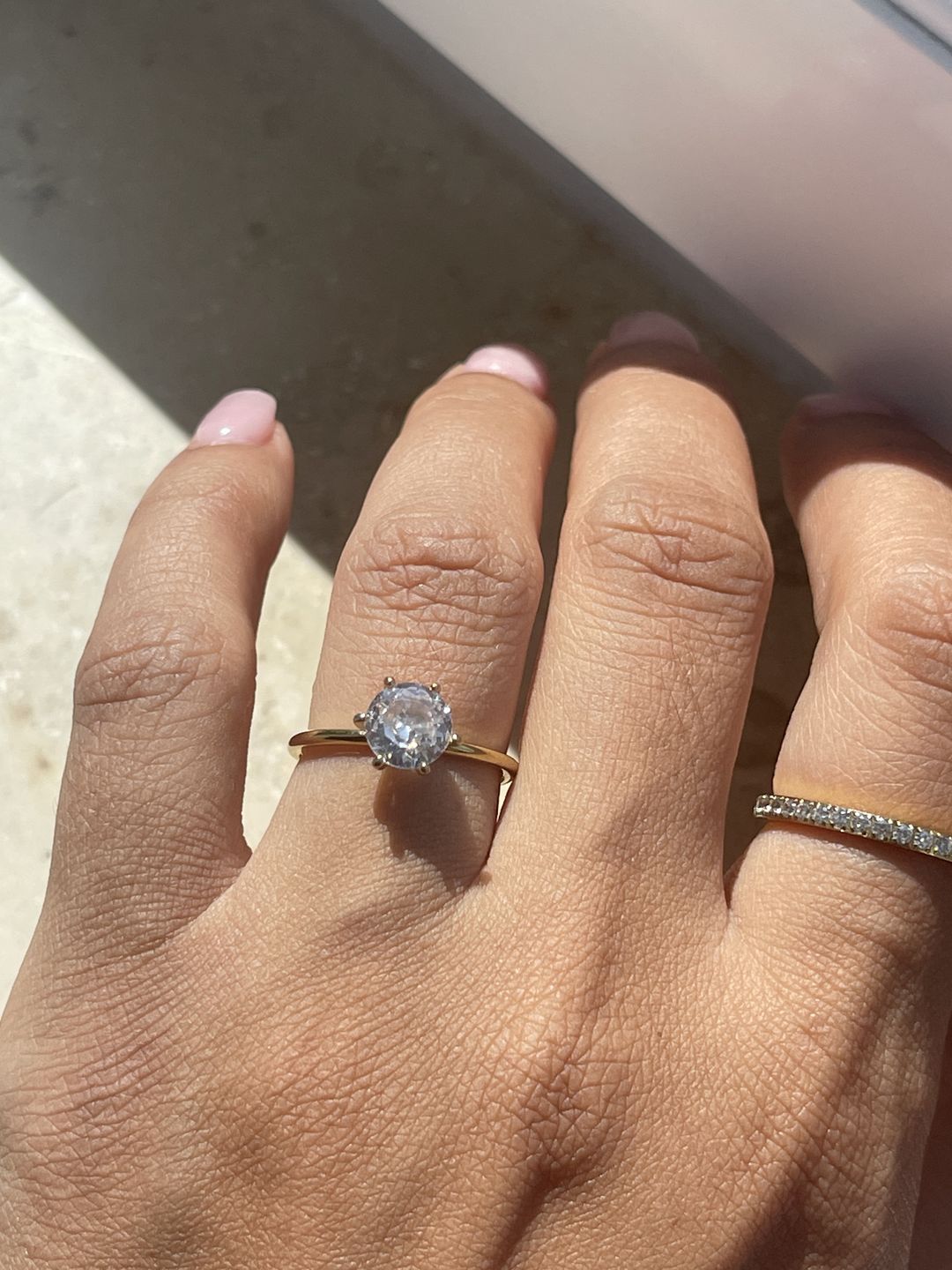 Customer photo review of Verena Ring | 18K vergoldet
