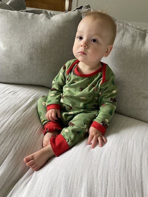 Customer photo review of Animal Friends Organic Romper Playsuit