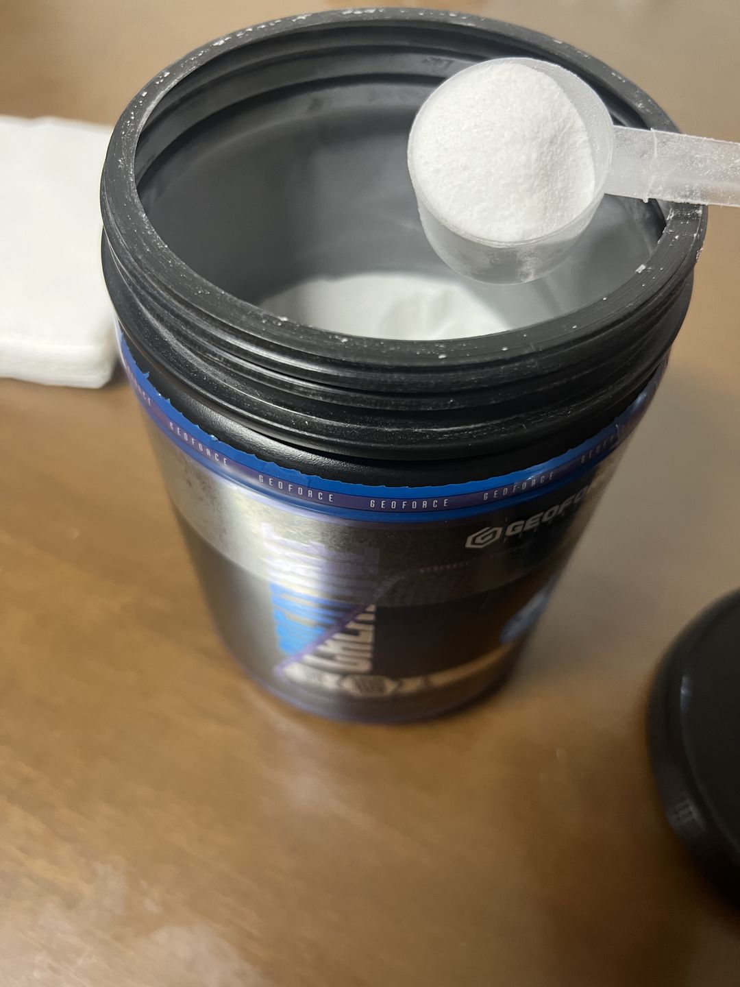 Customer photo review of CREATINA GEOFORCE SIN SABOR 500 GR