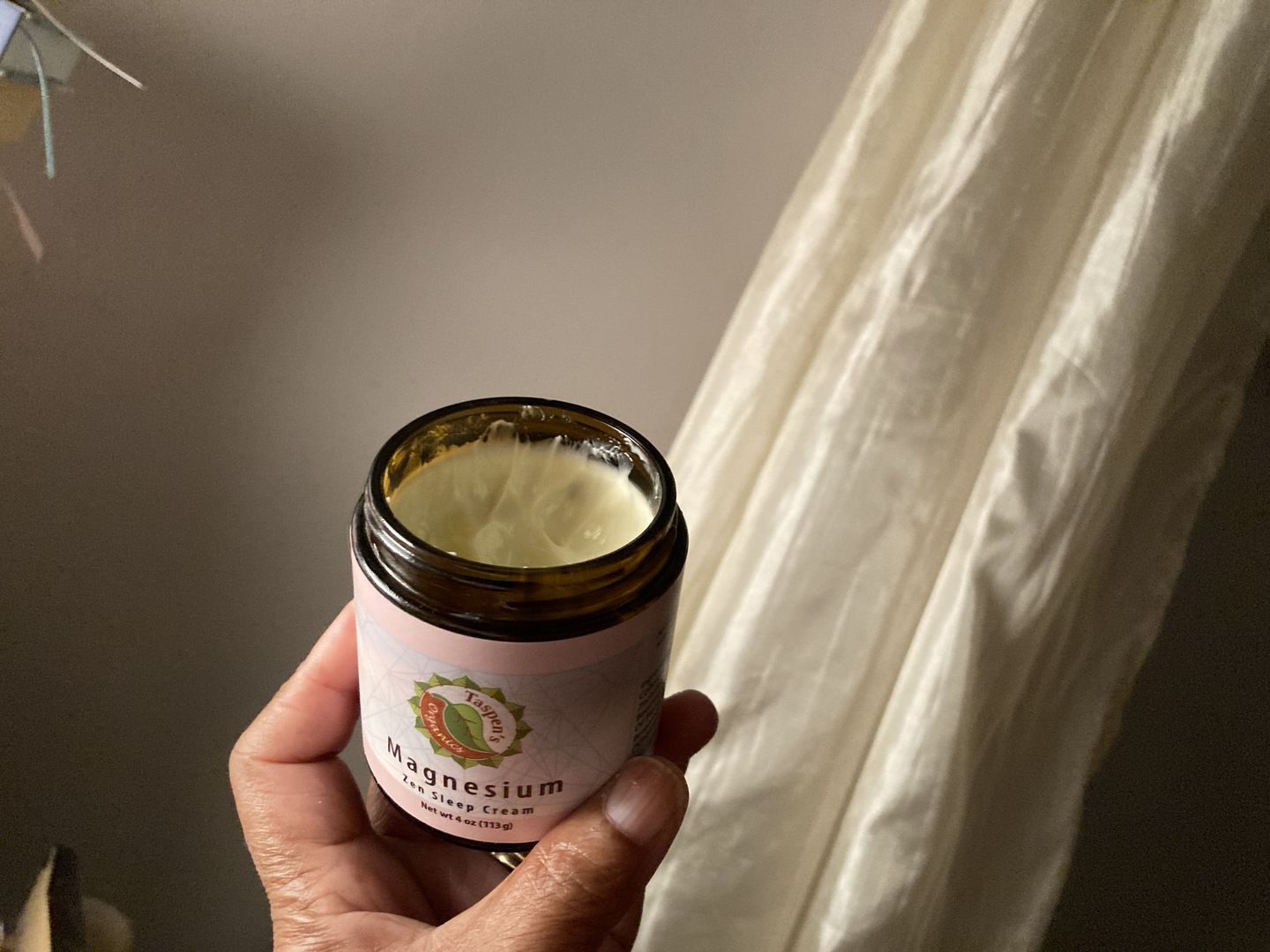 Customer photo review of Magnesium Zen Sleep Cream