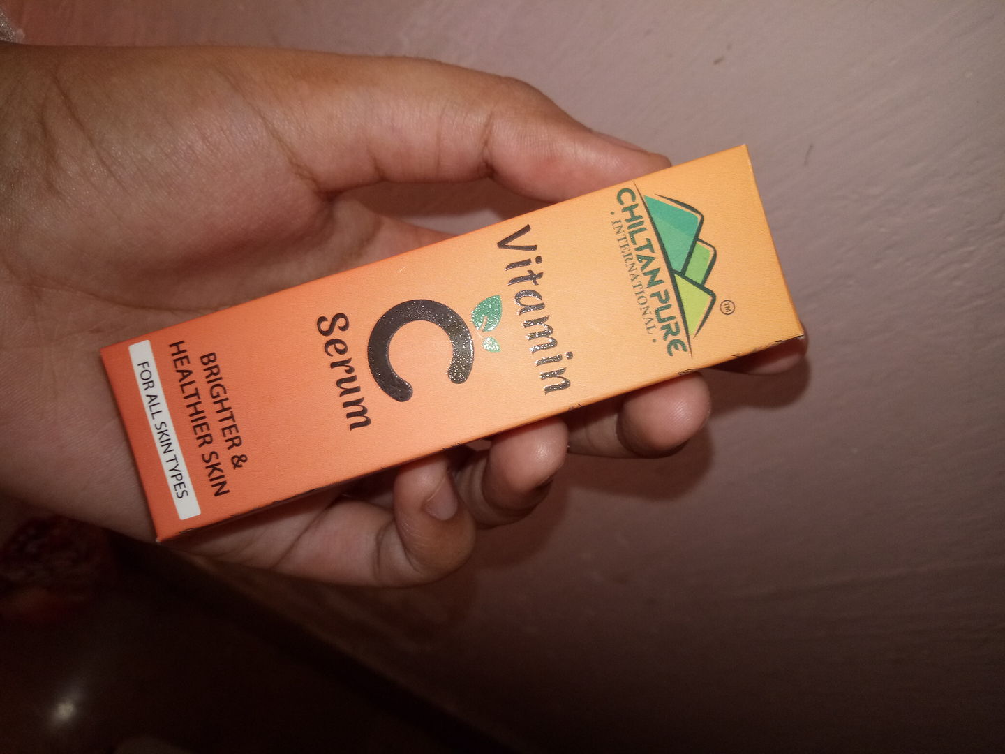 Customer photo review of Vitamin C Serum 🍊 for Face -Best for Reducing Wrinkles, lines & Dark Circles also Promotes Shiny and Healthier Skin