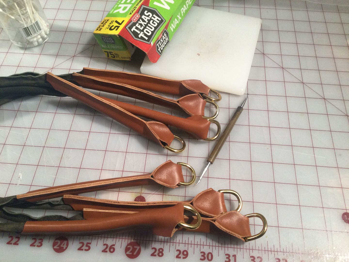Customer photo review of Atlas Cow Vegetable Tanned Tuscan Double Shoulder