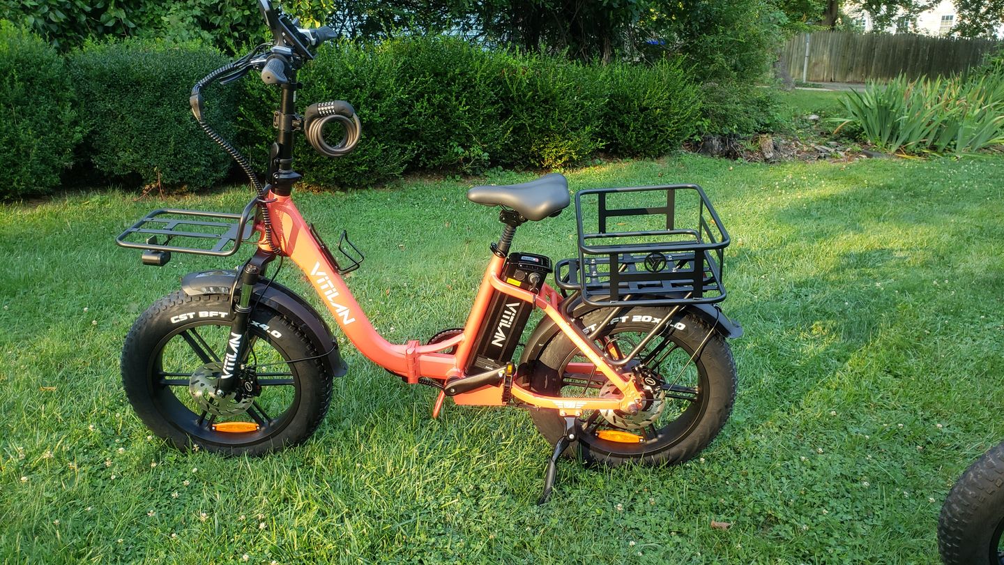 Customer photo review of U7 Step-thru Foldable Fat Tire Electric Bike