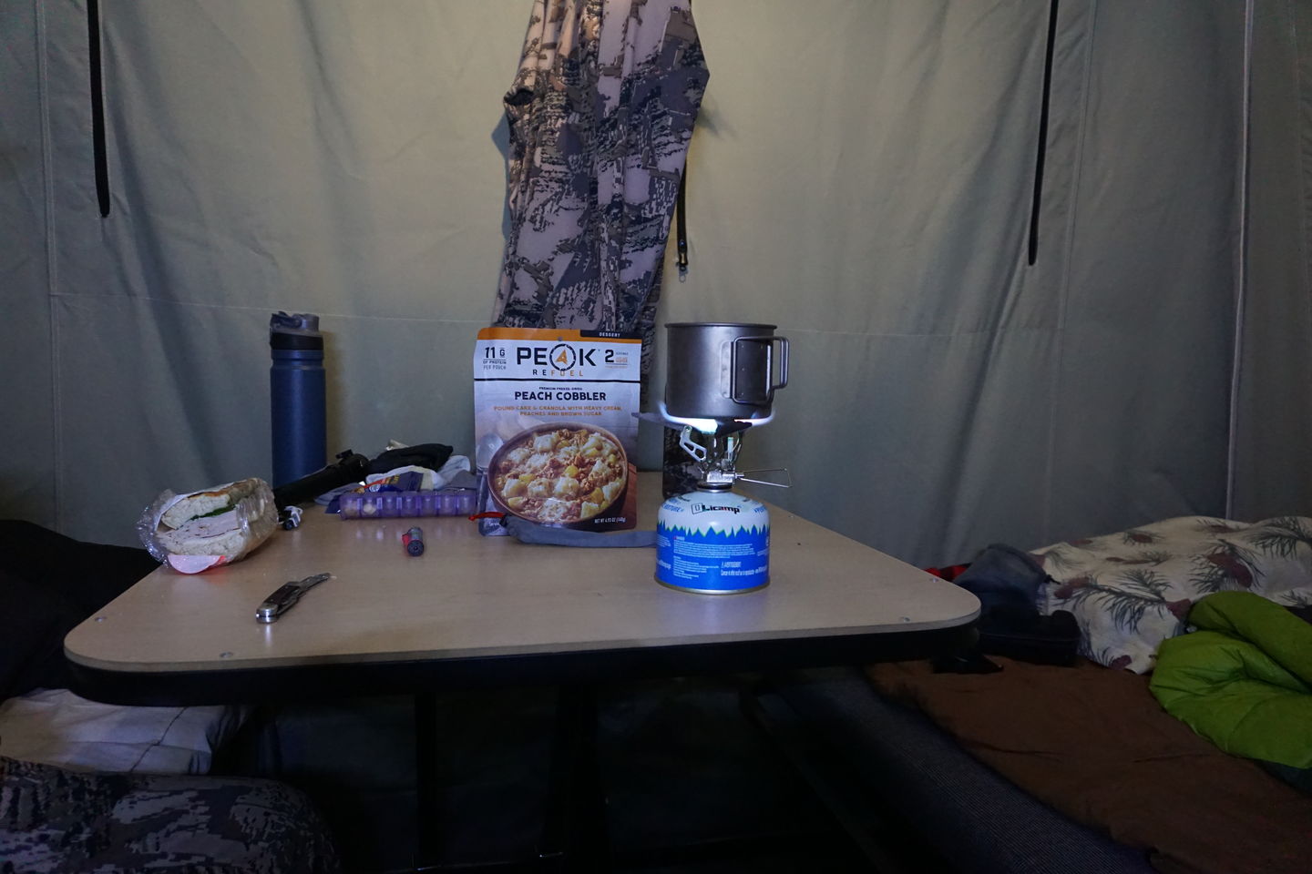 Customer photo review of Peach Cobbler