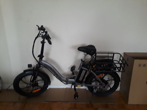Customer photo review of Rear Basket for All Electric Bike