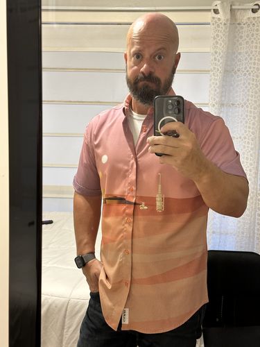 Customer photo review of Star Wars "Rising Suns" – KUNUFLEX Short Sleeve Shirt