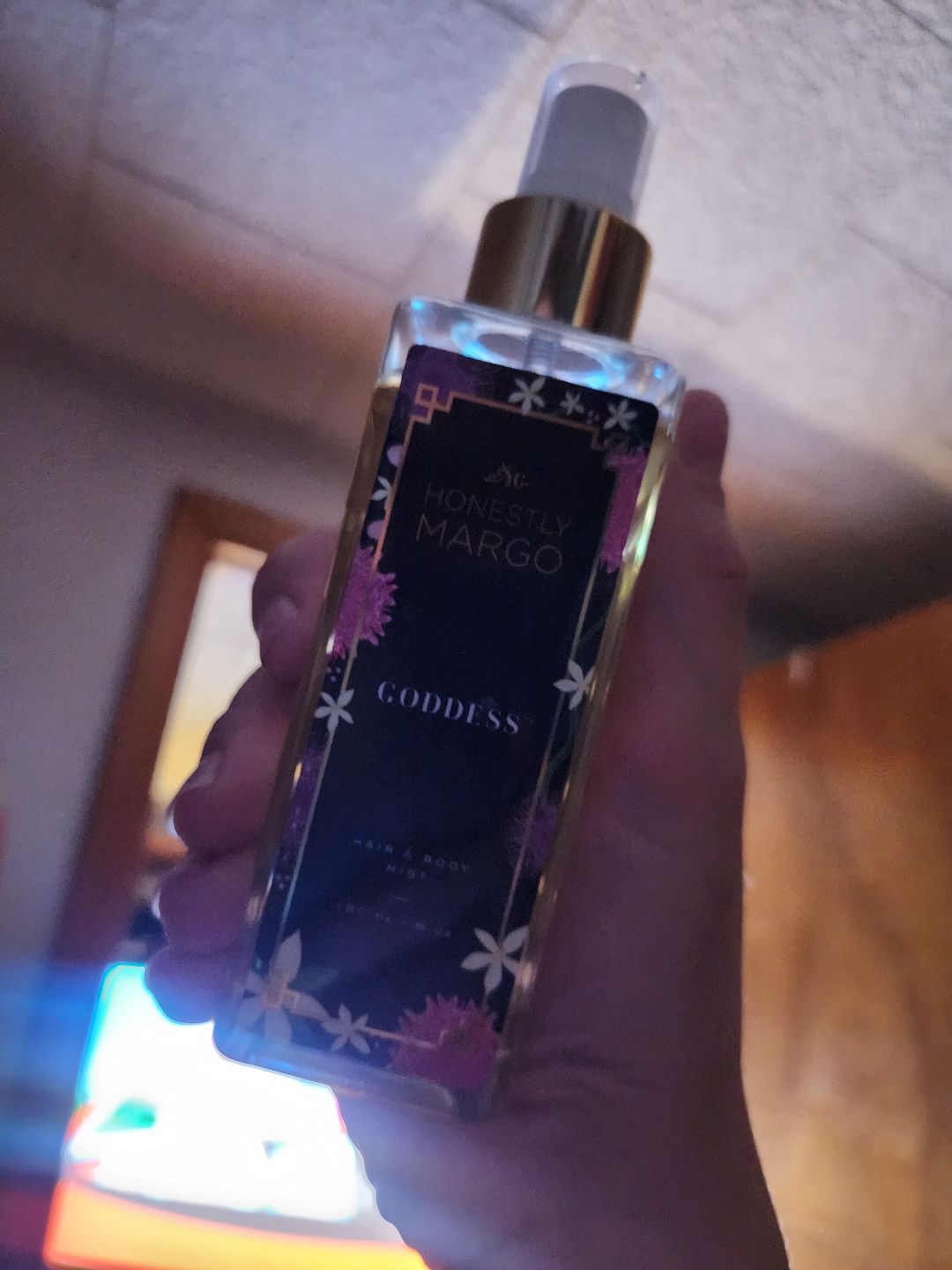 Customer photo review of Goddess Hair & Body Mist