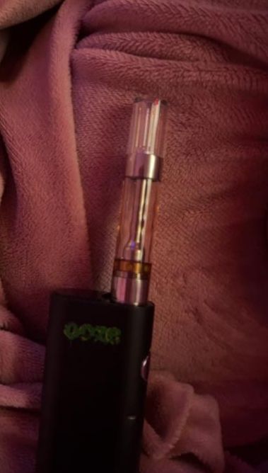 Customer photo review of Baked 1 Gram HHC Cartridge