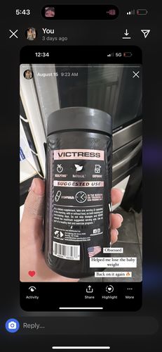 Customer photo review of Victress - Alchemy Labs