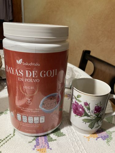 Customer photo review of Bayas de goji en polvo