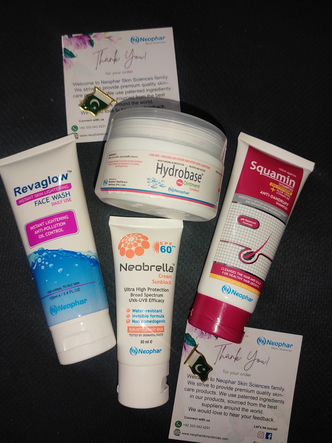 Customer photo review of Revaglow Instant Skin Lightening Face Wash