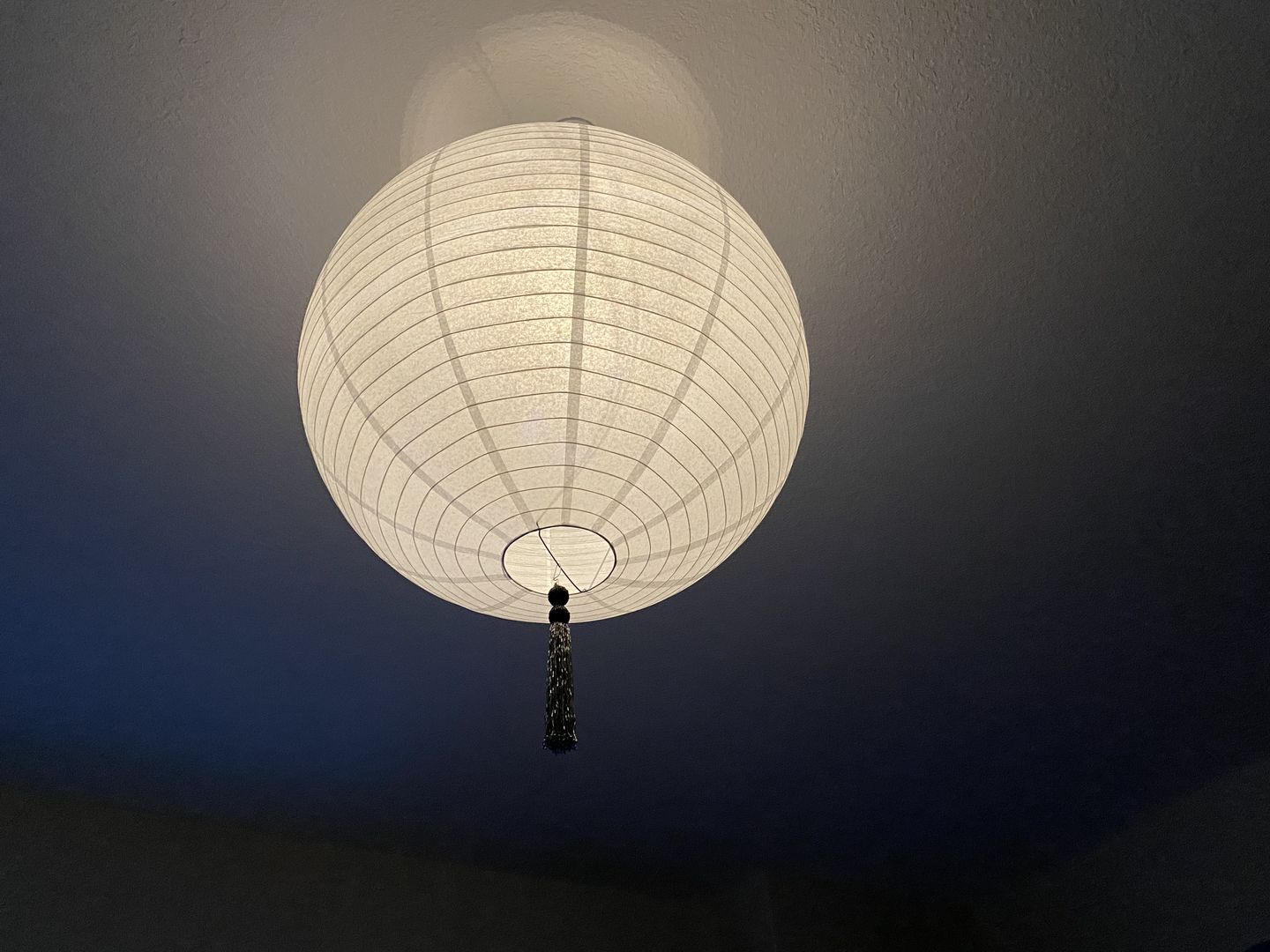 Customer photo review of MoonBright™ 12-LED Omni360 Remote Control Omni-Directional Lantern Light, Hanging / Table Top, Warm White (Battery Powered)