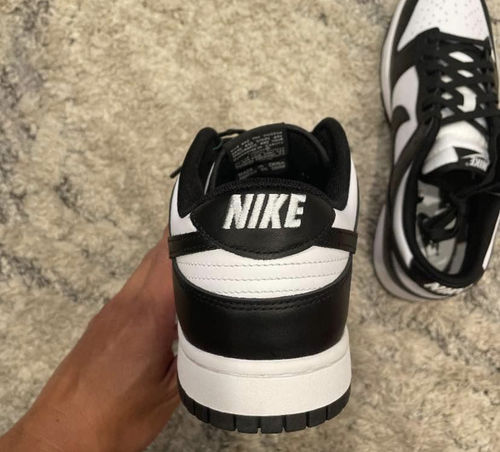 Customer photo review of Nike Dunk Low 'Panda Black White'