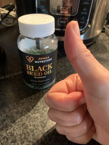 Customer photo review of Black Seed Oil Gummies