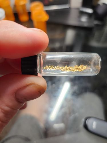 Customer photo review of *BOGO*: MAMMOTH 'TROY OUNCE NUGGET HUNT' Gold Paydirt - Gold Paydirt Concentrate