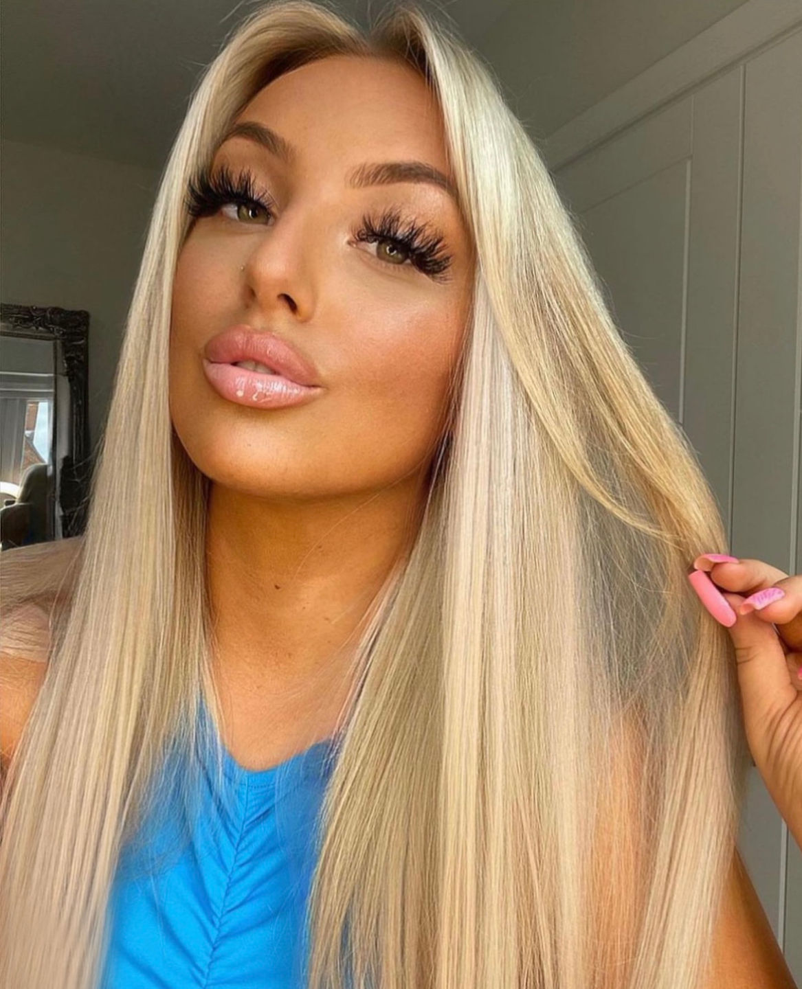 Customer photo review of Kylie Lashes Double