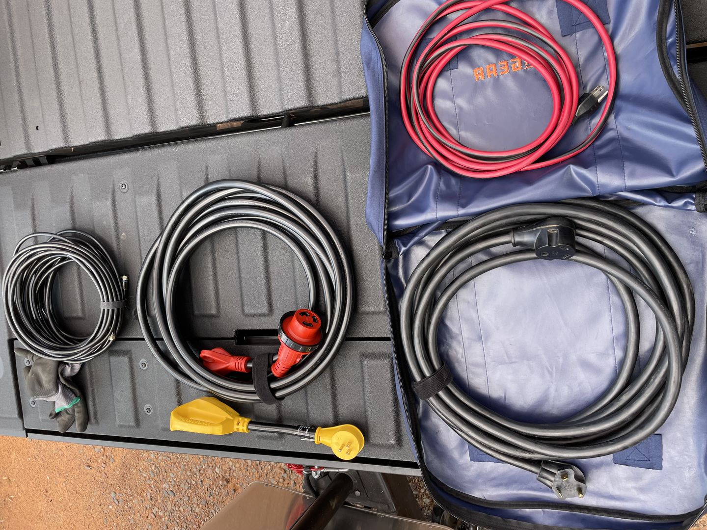 Customer photo review of AIR GEAR Power Cord Storage Bag