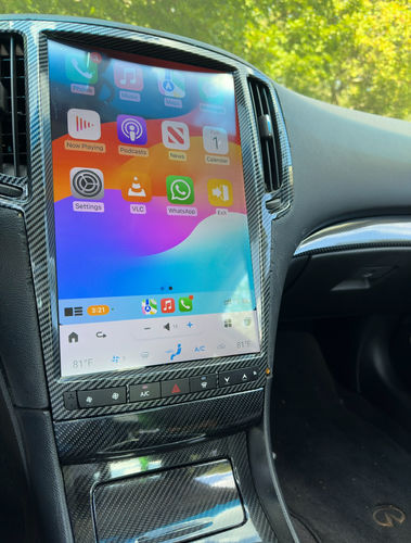 Customer photo review of Infiniti G37 2007-2013 Apple CarPlay & Android Auto Tesla-Style 14.4"
