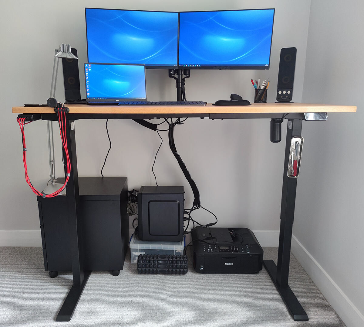 Customer photo review of Maidesite T1 Basic - Electric Height-Adjustable Standing Desk Frame