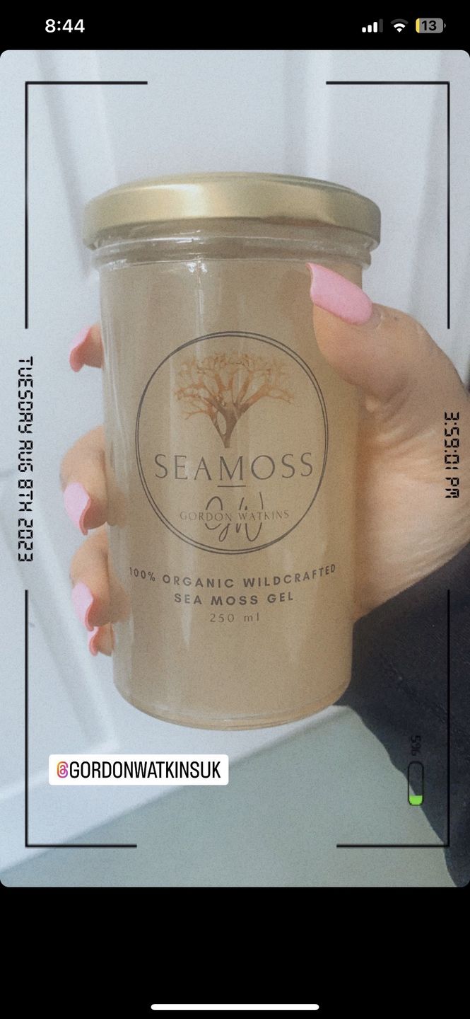Customer photo review of Golden Sea Moss Gel - Made With Wildcrafted Sea Moss (250ml & 500ml)