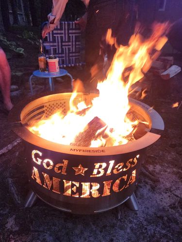 Customer photo review of MYFIRESIDE PIT 24 - BIG GUY