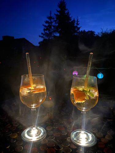 Customer photo review of EZ Originalz LED-Untersetzer mit gratis Ersatzbatterien