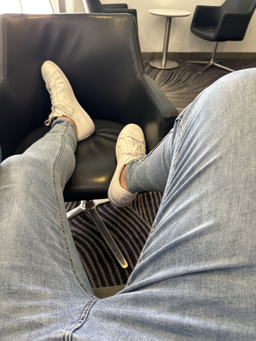 Customer photo review of Washed Blue Jeans