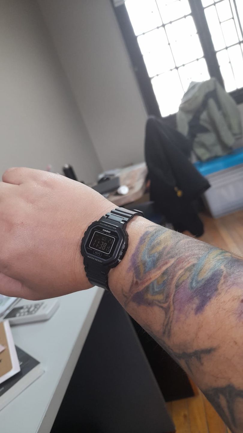 Customer photo review of Reloj Casio Vintage LA-20WH-1BDF Negro