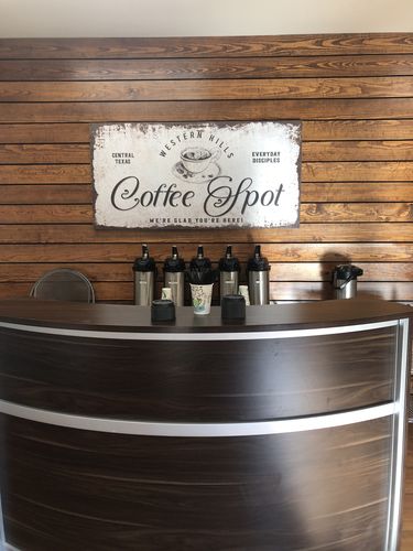 Customer photo review of Coffee Bar Sign