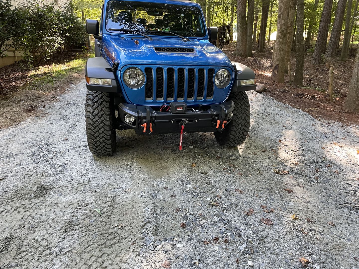 Customer photo review of OPENROAD 13,000 lbs Winch with Synthetic Rope - Panther Series 2s