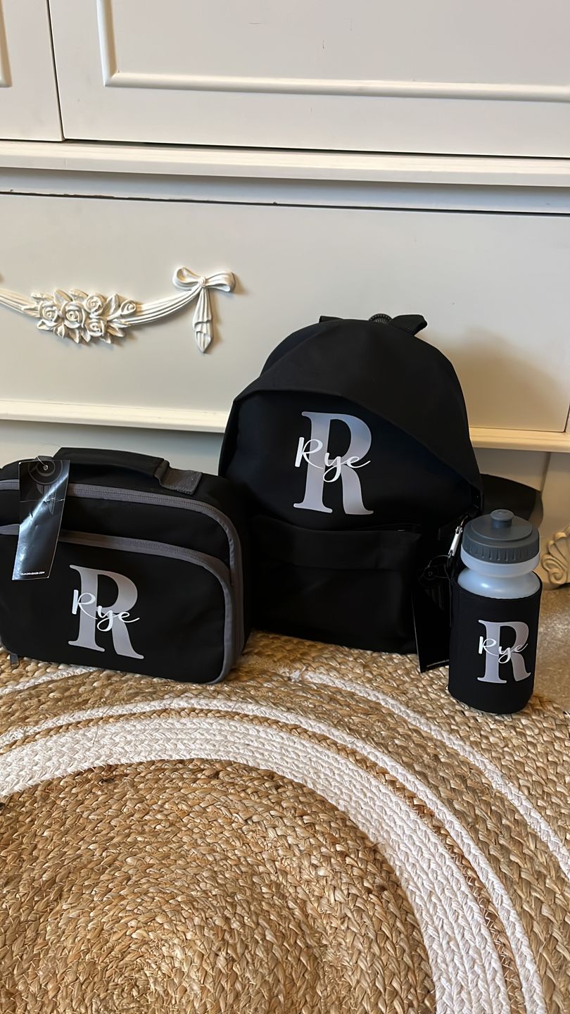 Customer photo review of Back to School Personalised Set