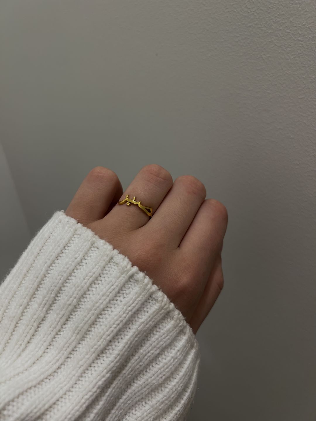 Customer photo review of Sabr | Geduld Ring