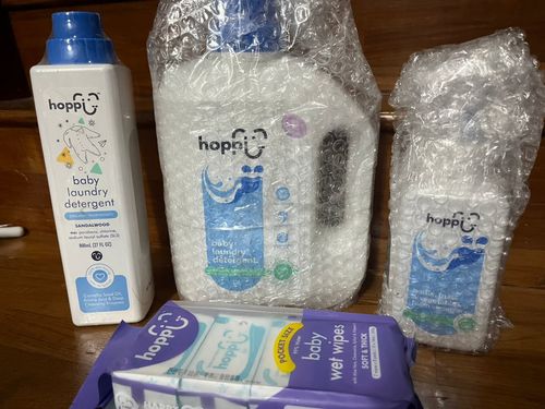 Customer photo review of Mini Baby Water Wipes (7s' x 8)