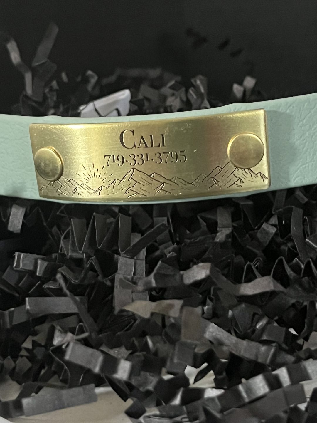 Customer photo review of Designer Rivet-On Tag