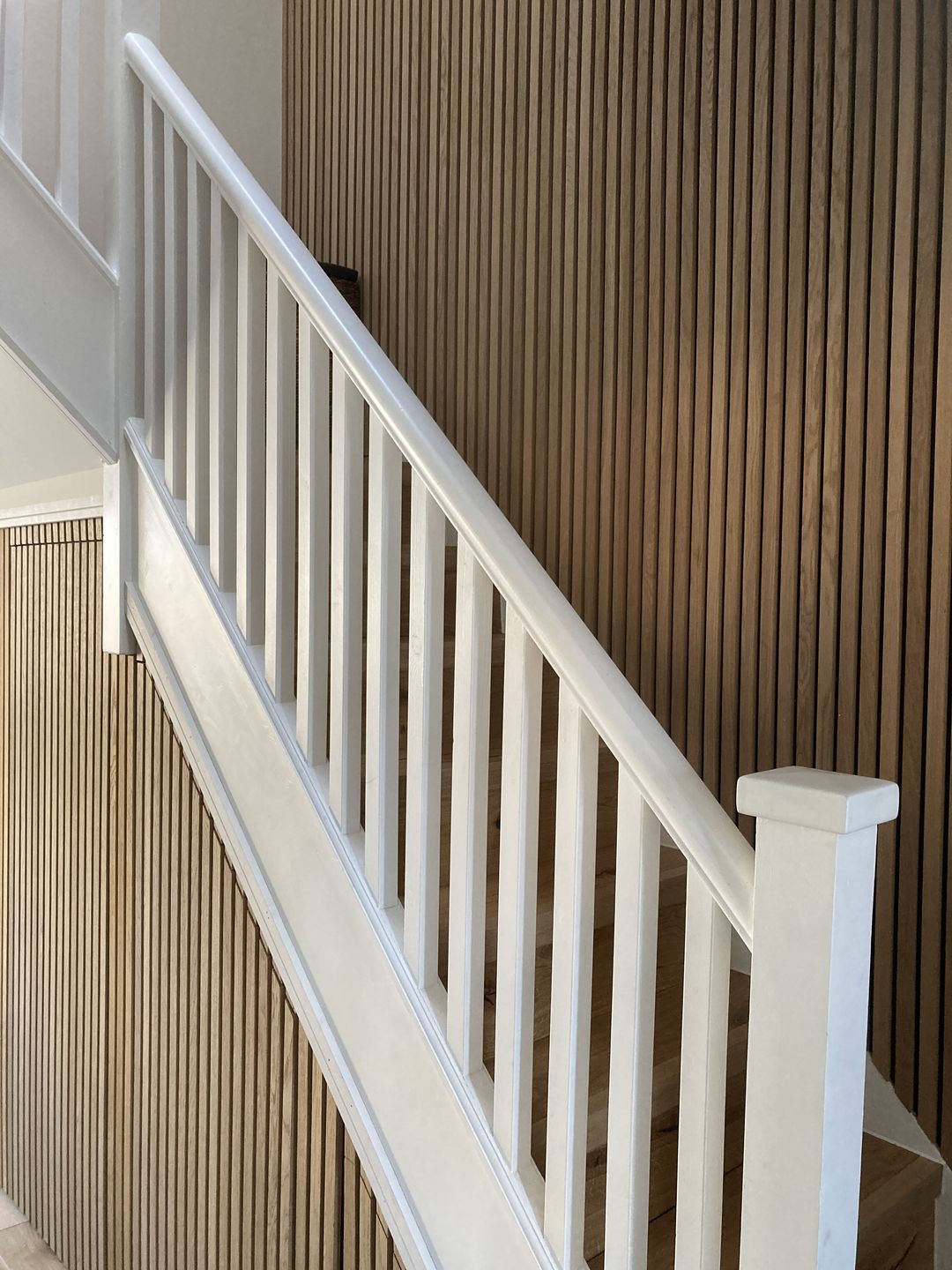 Customer photo review of SlatWall Acoustic Natural Oak